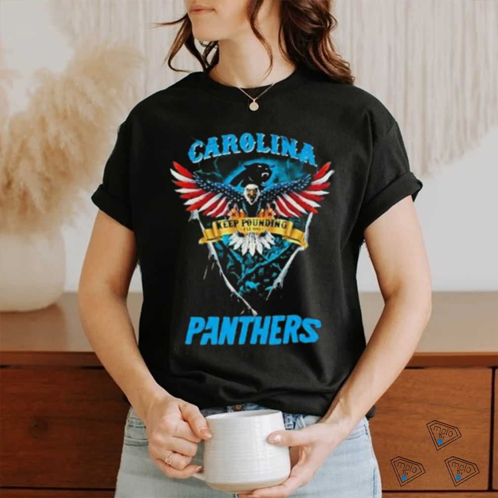 Keep Pounding Carolina Panthers Football Us Eagle Shirt Keep Pounding Carolina Panthers Football Us Eagle Shirt