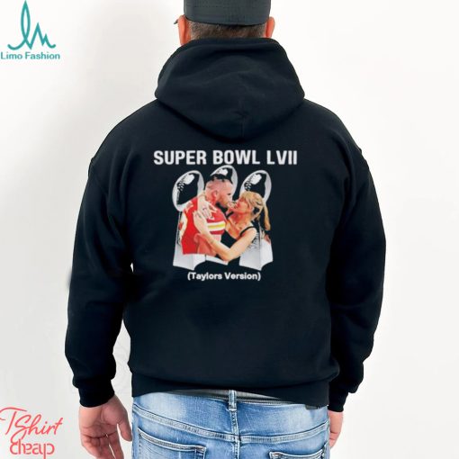 Kelce and Taylor Super Bowl LVII Taylors Version shirt