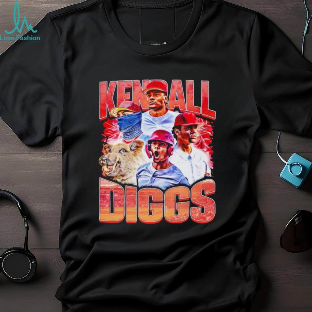 Kendall Diggs Arkansas Razorbacks baseball graphic T shirt Kendall Diggs Arkansas Razorbacks baseball graphic T shirt