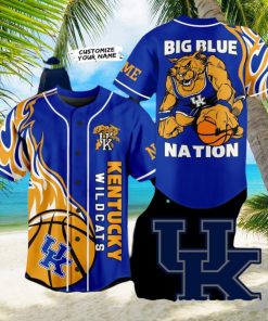 Kentucky Wildcats Big Blue Nation Custom Baseball Jersey
