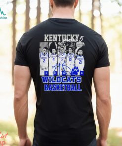 Kentucky Wildcats basketball starting 5 players shirt