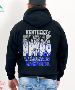Kentucky Wildcats basketball starting 5 players t shirt