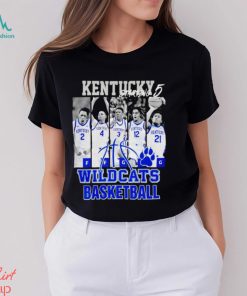 Kentucky Wildcats basketball starting 5 players t shirt