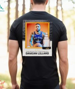 Kobe Bryant All Star Game MVP Damian Lillard poster shirt