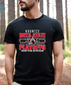 Kountze Boys State Playoffs run the system 2024 shirt