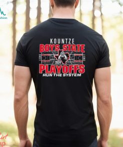 Kountze Boys State Playoffs run the system 2024 shirt