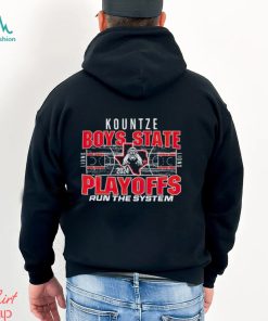 Kountze Boys State Playoffs run the system 2024 shirt
