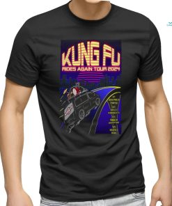 Kung fu band rides again tour 2024 poster shirt