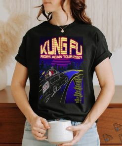 Kung fu band rides again tour 2024 poster shirt