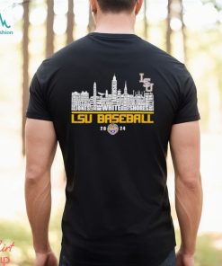 LSU baseball 2024 skyline city shirt