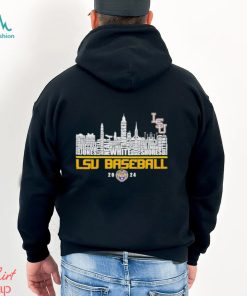 LSU baseball 2024 skyline city shirt