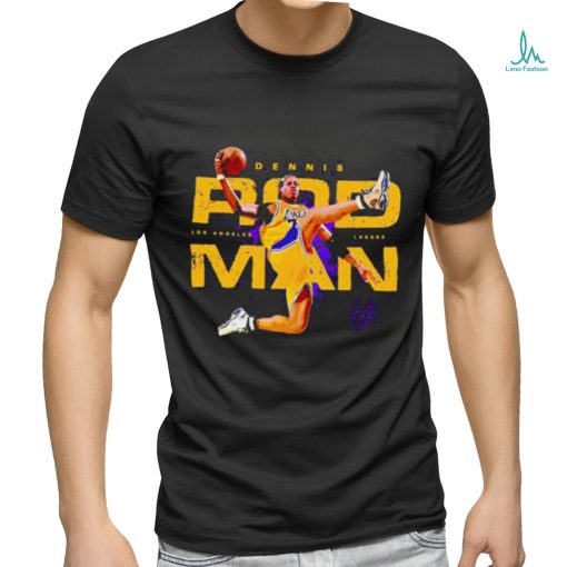 Lakers Dennis Rodman Slam Dunk Signature Shirt
