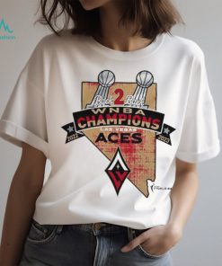 Las Vegas Aces WNBA champions back 2 back 2022 2023 shirt