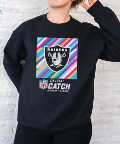 Las Vegas Raiders NFL Crucial Catch Intercept Cancer 2024 shirt