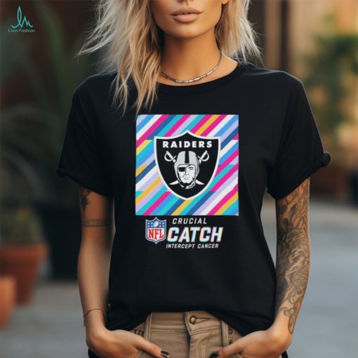 Las Vegas Raiders NFL Crucial Catch Intercept Cancer 2024 shirt