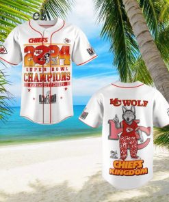 Las Vegas Super Bowl LVIII 2024 KC Chiefs Baseball Jersey