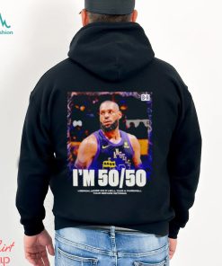 Lebron James I’m 50 50 poster shirt