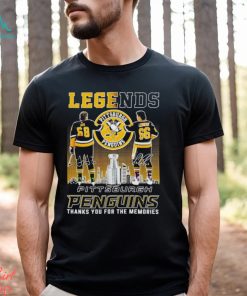 Legends Jaromir Jagr and Mario Lemieux Pittsburgh Penguins thanks you for the memories shirt