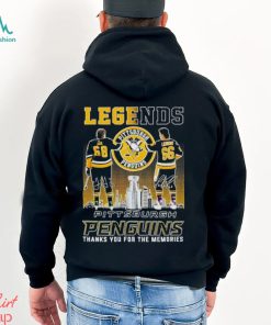 Legends Jaromir Jagr and Mario Lemieux Pittsburgh Penguins thanks you for the memories shirt