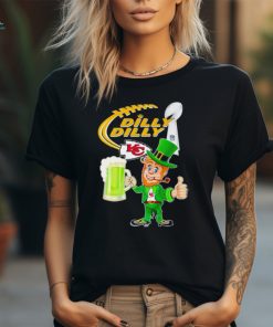 Leprechaun Kansas City Chiefs dilly dilly St Patrick day shirt