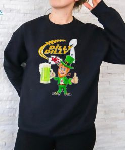 Leprechaun Kansas City Chiefs dilly dilly St Patrick day shirt