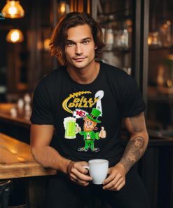 Leprechaun Kansas City Chiefs dilly dilly St Patrick day shirt