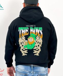 Leprechaun drinking Ireland’s The Boys shirt