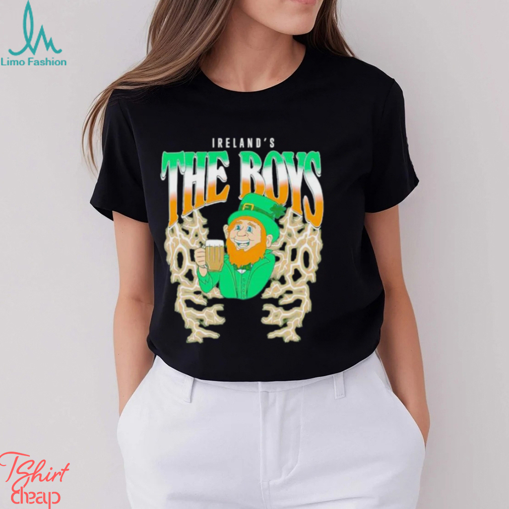 Leprechaun drinking Ireland’s The Boys shirt Leprechaun drinking Ireland’s The Boys shirt