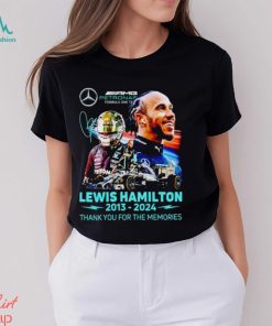 Lewis Hamilton 2013 2024 thank you for the memories shirt