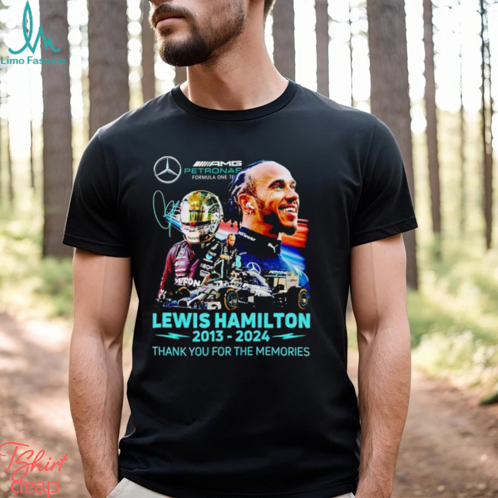 Lewis Hamilton 2013 2024 thank you for the memories shirt Lewis Hamilton 2013 2024 thank you for the memories shirt