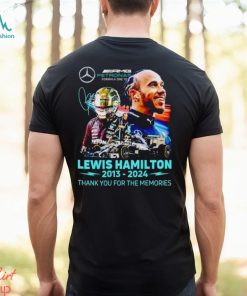 Lewis Hamilton 2013 2024 thank you for the memories shirt