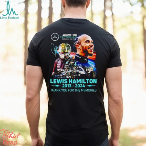 Lewis Hamilton 2013 2024 thank you for the memories shirt