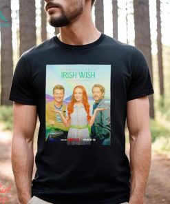 Lindsay Lohan Irish Wish be careful who you wish for poster shirt