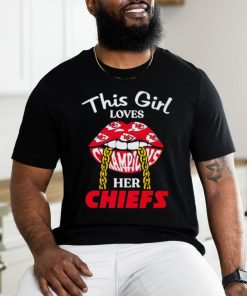 Lips This girl loves her Chiefs Champions shirt