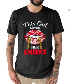 Lips This girl loves her Chiefs Champions shirt