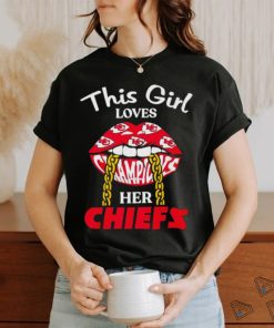 Lips This girl loves her Chiefs Champions shirt
