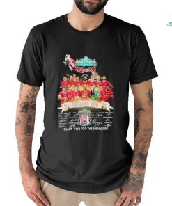 Liverpool Team 2024 Carabao Cup Champions Thank You For The Memories Signatures Shirt