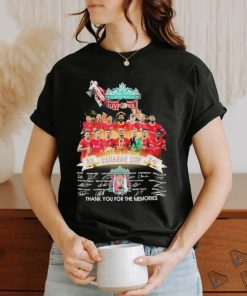 Liverpool Team 2024 Carabao Cup Champions Thank You For The Memories Signatures Shirt