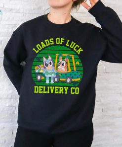 Loads Of Luck Delivery Co Bluey Bingo shirt