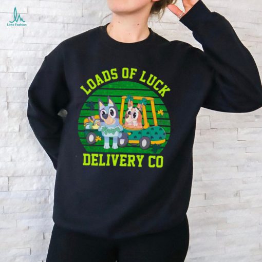 Loads Of Luck Delivery Co Bluey Bingo shirt