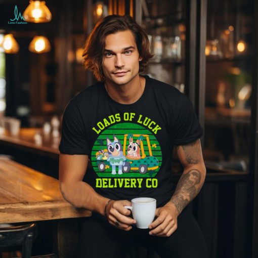 Loads Of Luck Delivery Co Bluey Bingo shirt
