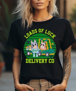 Loads Of Luck Delivery Co Bluey Bingo shirt