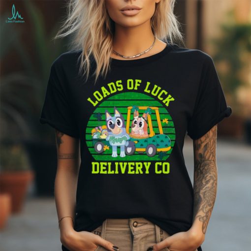 Loads Of Luck Delivery Co Bluey Bingo shirt