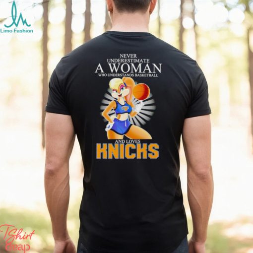 Lola never underestimate a woman who understands basketball and loves Knicks shirt