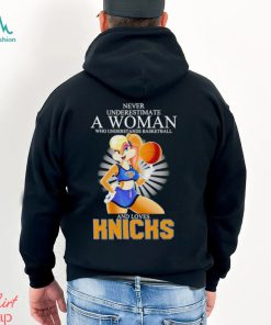 Lola never underestimate a woman who understands basketball and loves Knicks shirt