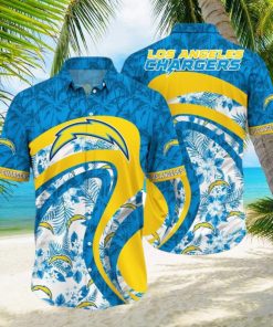 Los Angeles Chargers NFL Hawaii Shirt Aloha Floral Tropical Pattern This Summer For Fan