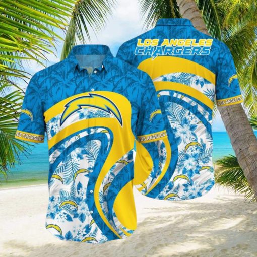 Los Angeles Chargers NFL Hawaii Shirt Aloha Floral Tropical Pattern This Summer For Fan