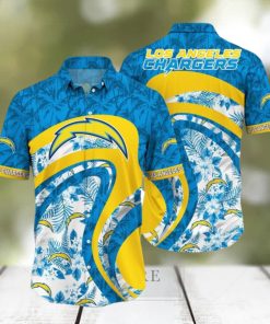 Los Angeles Chargers NFL Hawaii Shirt Aloha Floral Tropical Pattern This Summer For Fan