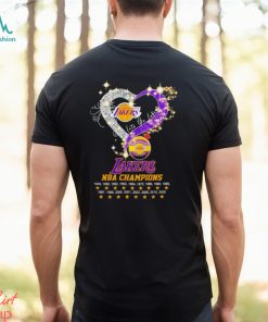 Los Angeles Lakers NBA Champions let’s go Lakers diamond heart t shirt