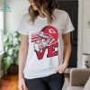 Love Kansas City Chiefs helmet shirt